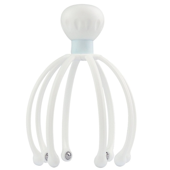 Scalp Massager - Head AND Neck Massager - White / BRAND NEW - Picture 1 of 6